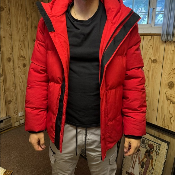 Men’s red winter jacket Noize medium - Picture 2 of 2